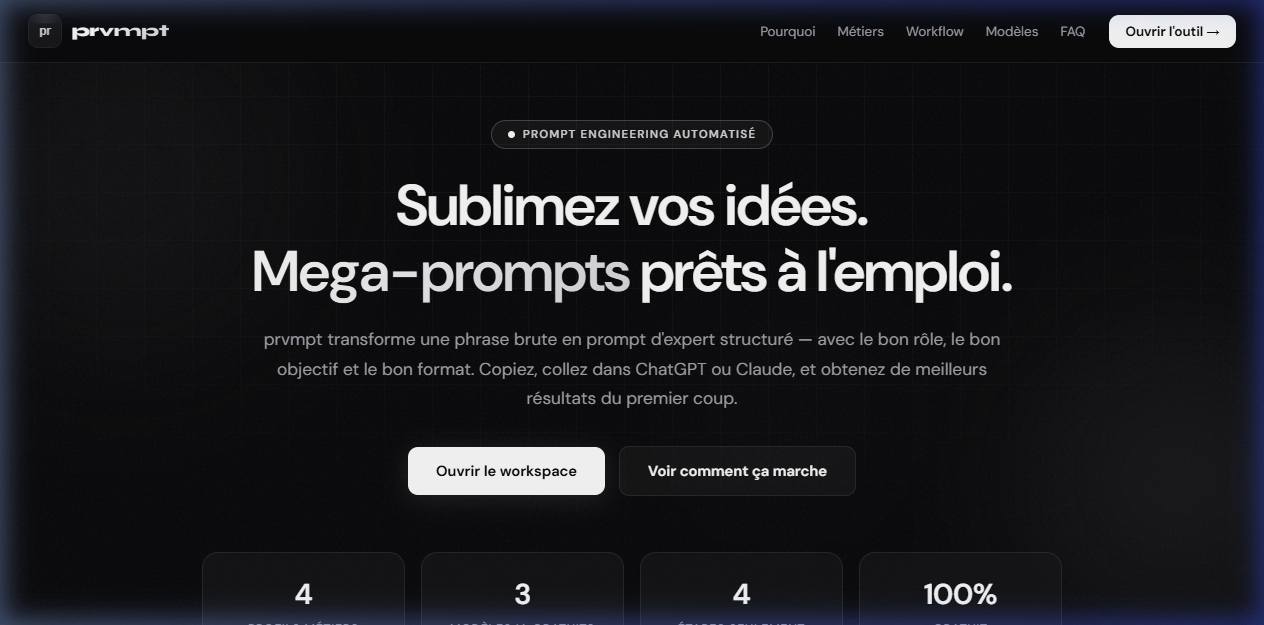 PRVMPT AI Preview